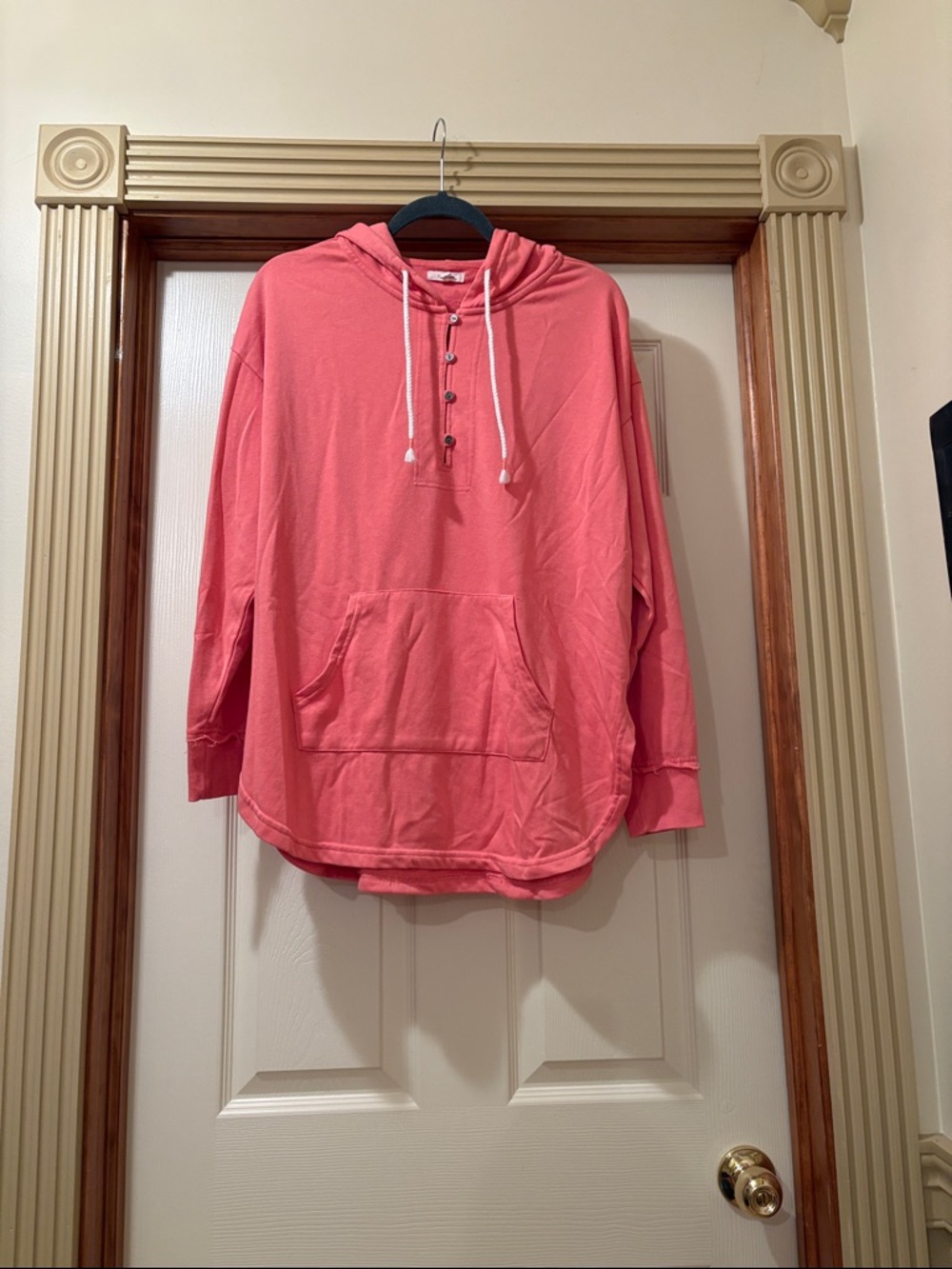 Maurices Coral Pink Pullover Hoodie